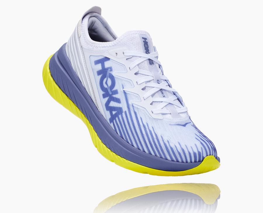 Hoka One One Tenisky Damske Biele/Modre - Carbon X-SPE - 57023-HAEJ